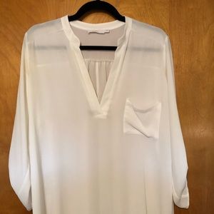 Lush Roll-Tab Sleeve Tunic Size XL